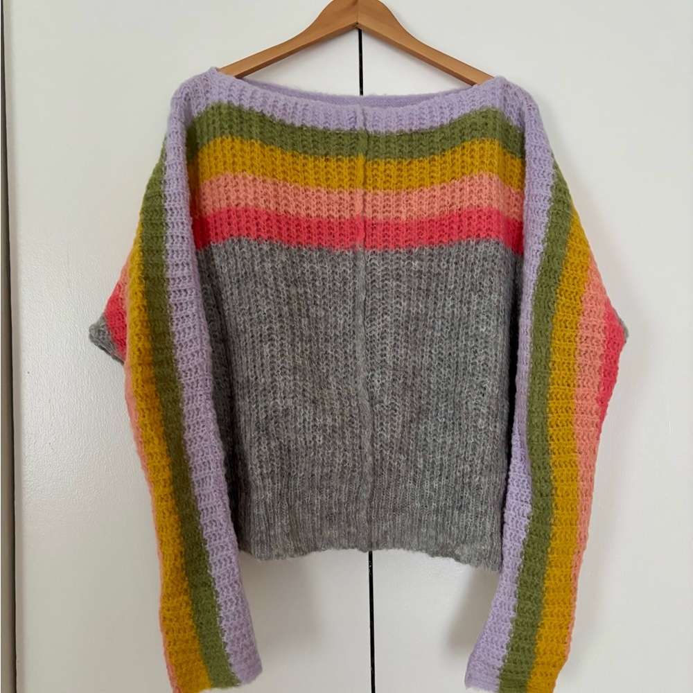 Free People “See The Rainbow” Sweater